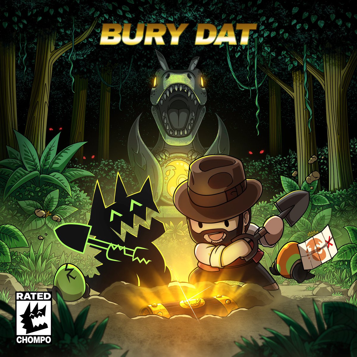 GameShrimp's tweet photo. Sixth #CHOMPO tune out today!! Ft. @GuyArthurMusic 👑
I went all out in the background for this piece. Little did I know this would set the precedent for how much LEAF the rest of the season would require 🌳🍃🌱🌿🌳 https://t.co/QjHaM2qK4f