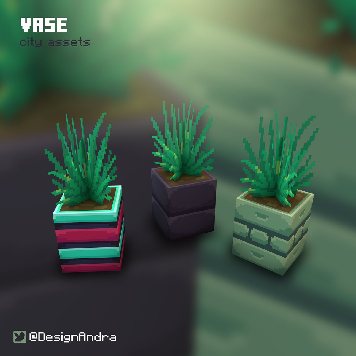 DesignAndra's tweet image. #Day20
Vase ✅
#minecraft #Blockbench #3dmodeling #voxel #pixelart #minecraftmarketplace #design #gamedesign #art #leveldesign #gamedev #IndieGameDev #indiegame