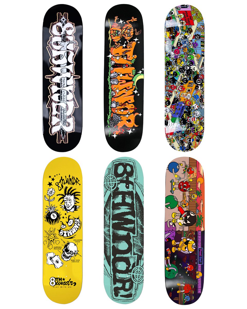 8thwndr's tweet photo. 6 NEW DECKS NOW AVAILABLE ON https://t.co/nuyuQaKwgU! 🔥 https://t.co/KREbJUF3rG