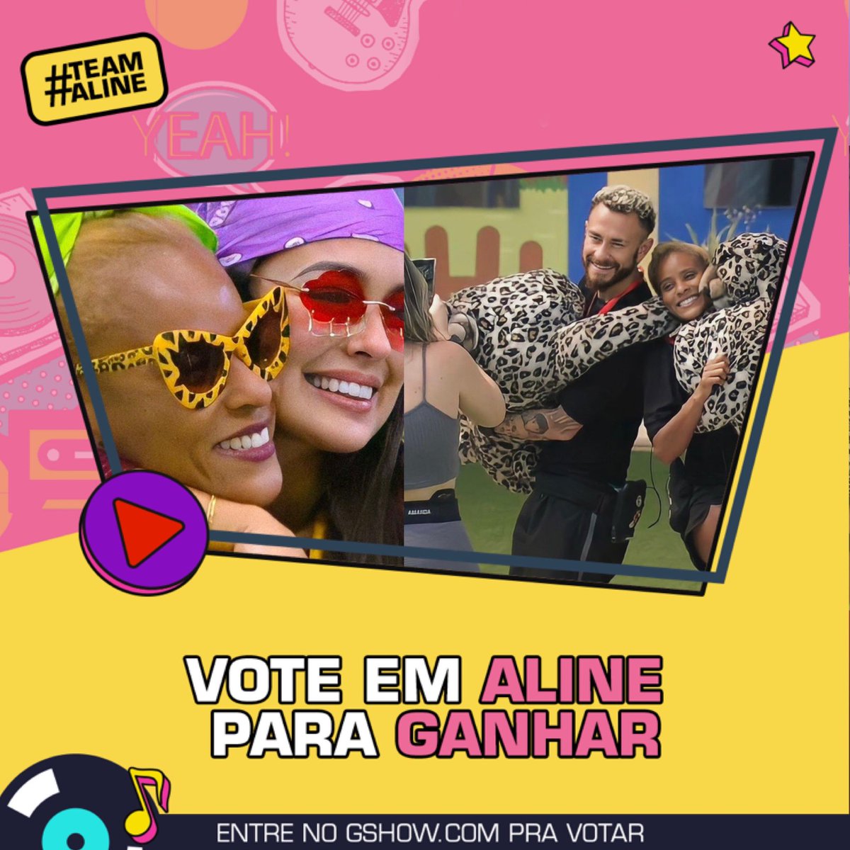 AlineWirley's tweet photo. 🪩 MUTIRÃO FEAT COMUNIDADE LARIED 🪩

⚠️  A CADA 10 VOTOS COMENTEM UM EMOJI NESSE POST! 

⏰ Encerra 20:00.

🚨 O voto é para GANHAR, votem na ALINE!

⚠️ FOCO NO GSHOW!

🔗 Link: https://t.co/4sTKzZHCT3

#AlineCampeã #BBB23 https://t.co/vuziGBoAeC