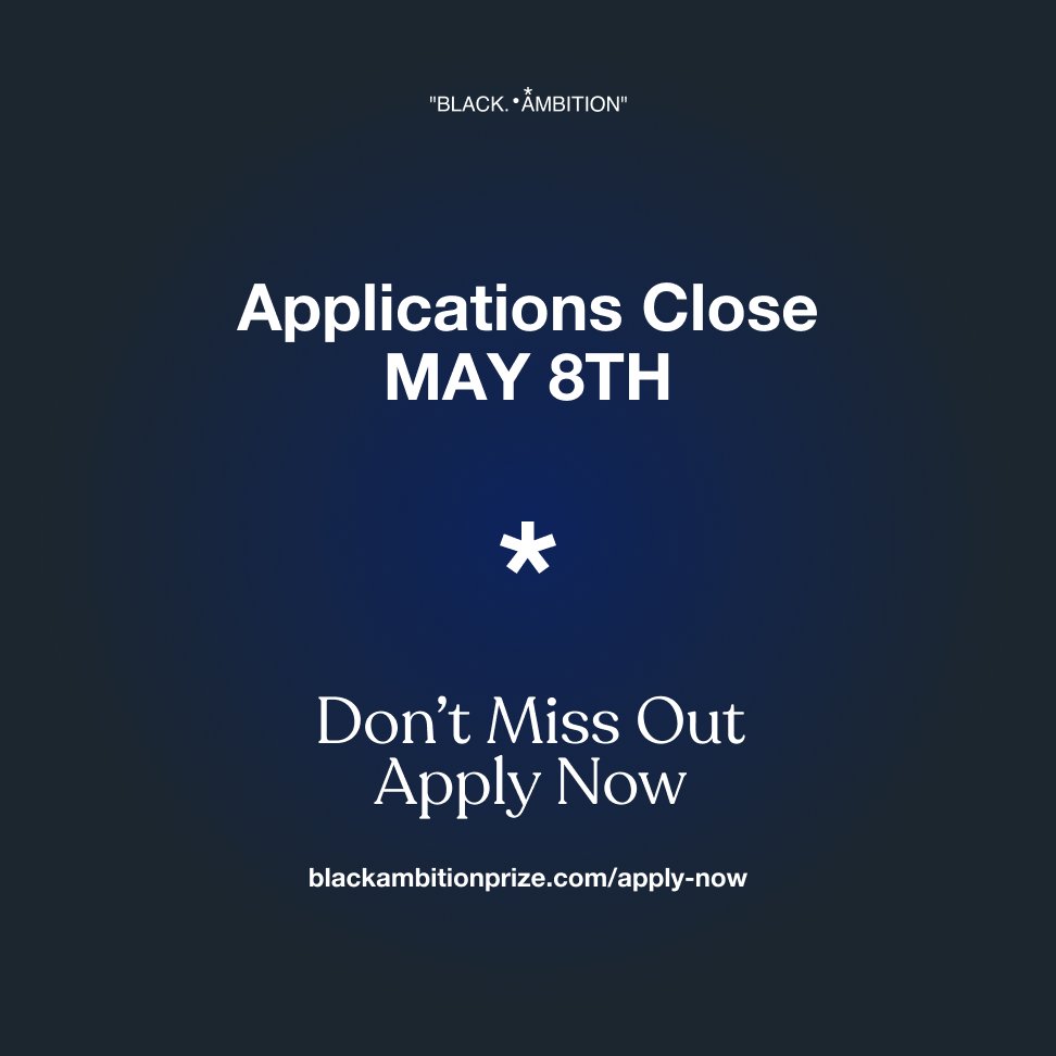 blackambitionpz's tweet photo. HBCU Students &amp; Recent Alumni with a bold idea and early stage venture - we have dedicated dollars 💸 just. for. you. Our HBCU Prize Track is ONLY open to the HBCU network. This track awards entrepreneurs up to $250,000 towards their venture. Apply now https://t.co/foiIAGQp35 https://t.co/NaGT7cAoq7