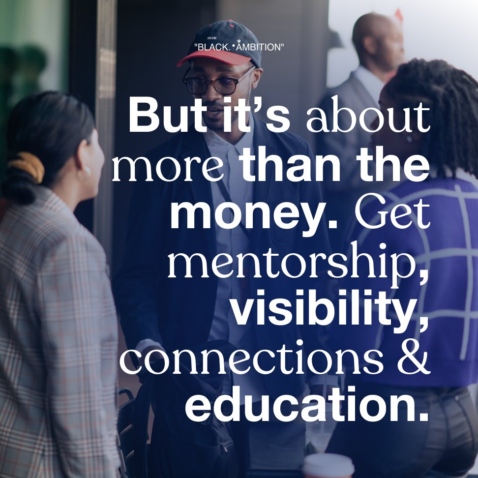 blackambitionpz's tweet photo. HBCU Students &amp; Recent Alumni with a bold idea and early stage venture - we have dedicated dollars 💸 just. for. you. Our HBCU Prize Track is ONLY open to the HBCU network. This track awards entrepreneurs up to $250,000 towards their venture. Apply now https://t.co/foiIAGQp35 https://t.co/NaGT7cAoq7