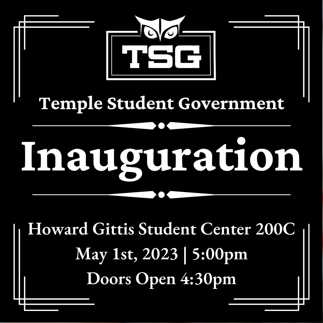 Temple Student Government tweet media