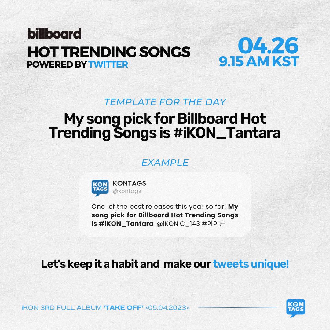 iKON PHILIPPINES on Twitter "RT KONtags [🔔] 260423 Tweet template