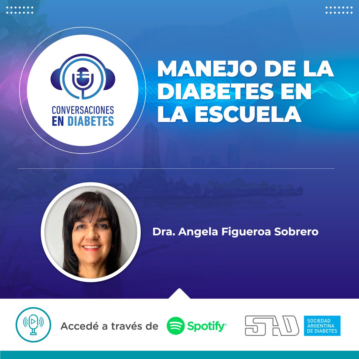 sadediabetes's tweet photo. ➡️Conversaremos con la Dra. Angela Figueroa Sobrero, que tiene una larga trayectoria y muchísima experiencia en el manejo de la diabetes en los más chicos.
¡Vamos a escucharlo!
➡️ https://t.co/pIjHml8nfw
.
.
.
#saddiabetes #diabetes #podcast #infodiabetes #charlas https://t.co/gWEaGXsOQL