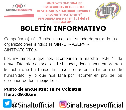 Sinaltofficial's tweet photo. La participación de todos los compañeros es de gran importancia. https://t.co/X8iLcD7c4p