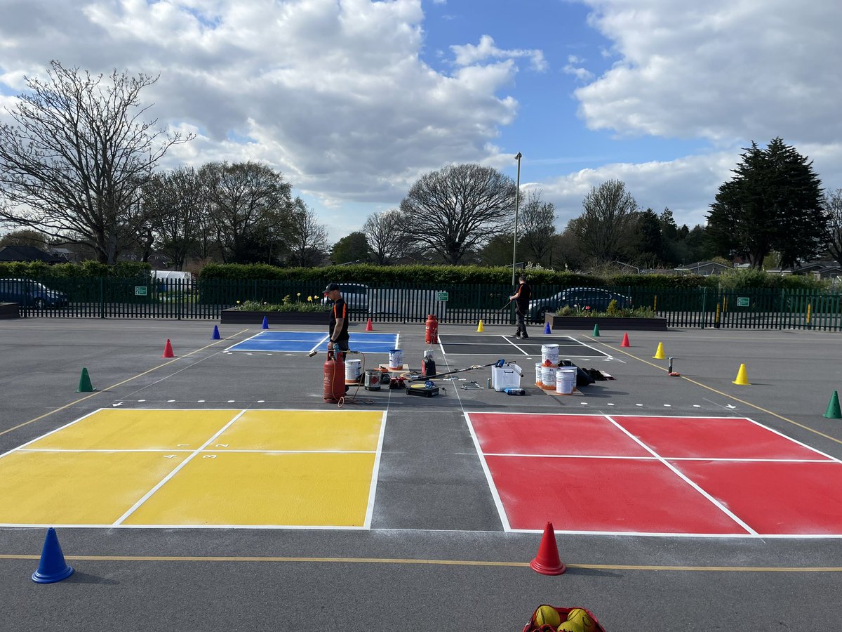 From a child’s imagination, we brought their game to life to support our active lunchtimes how cool are these @suewilkinson13 @Cambs_PE @LondonPehwb next stop a child led curriculum where children create the ideas and games to engage others