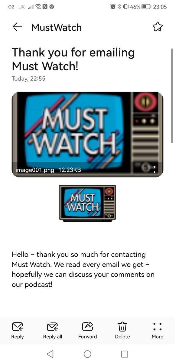 memeesch's tweet photo. @TherealNihal @hayleycampbell @scottygb ... Look at the lovely reply if you email #mustwatch Twitter doesn't send you kind words like this if you post something https://t.co/s0DcNcWjsA
