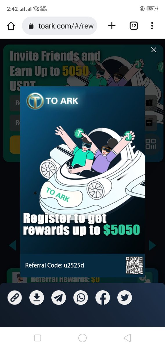 Sfarhan1xA's tweet image. toark.com/#/register?inv…
Free #usdtrc20 #crypto #legitproject