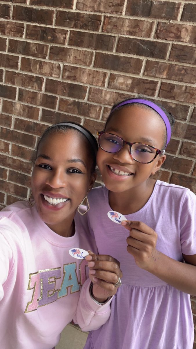 Voting…because it matters to this teacher and mom. Voting because her future matters!🗳️ #ProsperVotes