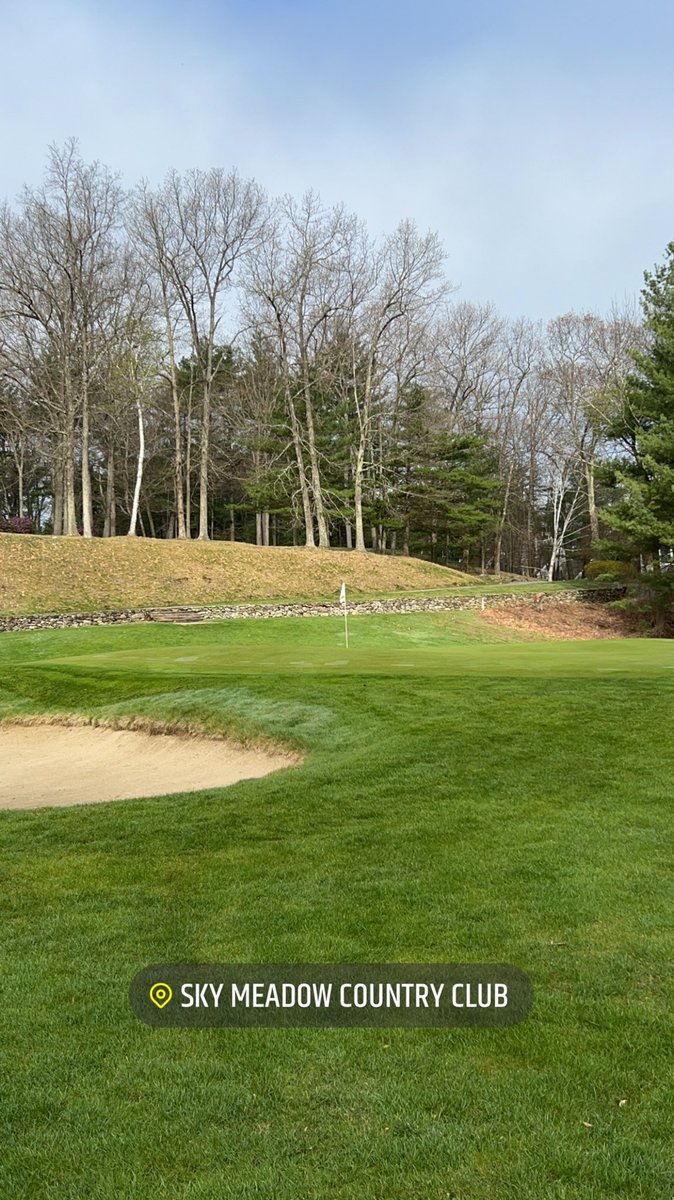 First day at <a href="/SkyMeadowCC/">Sky Meadow</a>! Did some stump removal cleanup. Beautiful course and very nice and helpful crew.
