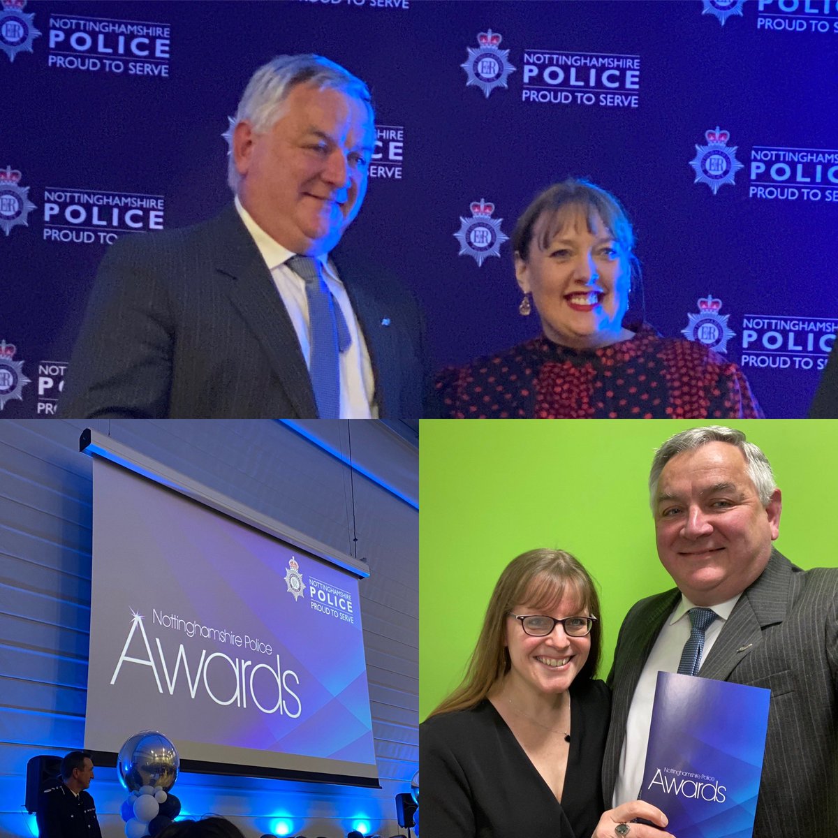 NFUNotts's tweet photo. A late night, tonight, after the @nottspolice awards. Great to be honoured with the Police & Crime Commissioners “Responding Award” for the work I’ve done, with the help of NFU members, to forge a strong working relationship with the force & highlight the plight of #NottsFarmers https://t.co/gKjc87gtdc
