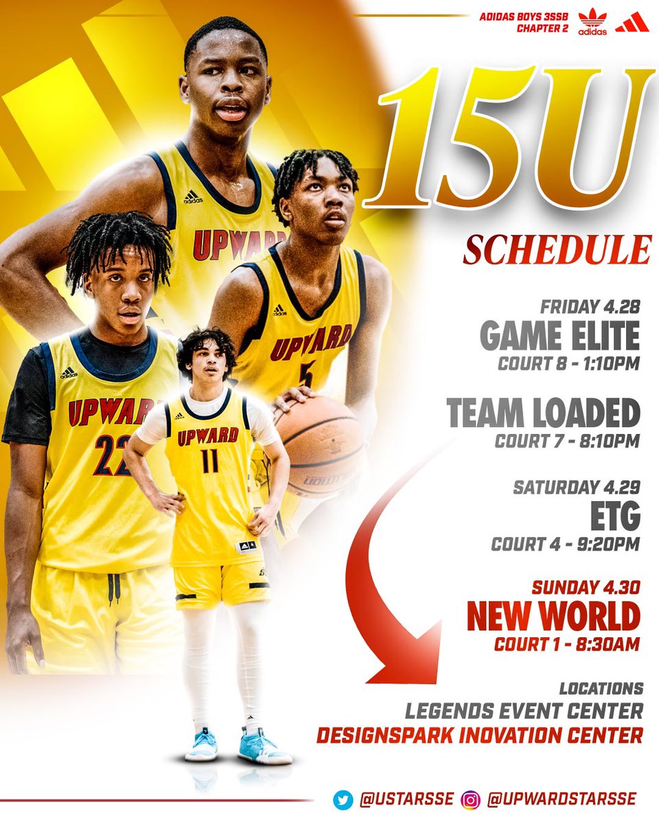 Upward_StarsSE (@ustarsse) on Twitter photo <a href="/3SSBCircuit/">3Stripes Select Basketball</a> Chapter 2
17-15U Schedules ↗️✨///🏀 <a href="/zwatsonmedia/">zwatsonmedia</a> 🎨
#UpwardStars #3SSB <a href="/3SSBCircuit/">3Stripes Select Basketball</a> Chapter 2
17-15U Schedules ↗️✨///🏀 <a href="/zwatsonmedia/">zwatsonmedia</a> 🎨
#UpwardStars #3SSB