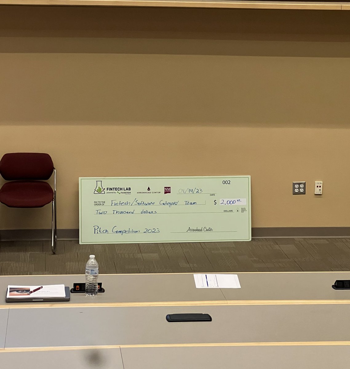 The Fintech Lab Pitch Competition starts at 4:30 p.m. today at Domenici Hall.

Entrepreneurs have the opportunity to pitch their fintech ideas and startup business plans to compete for the grand prize.

#NMSU