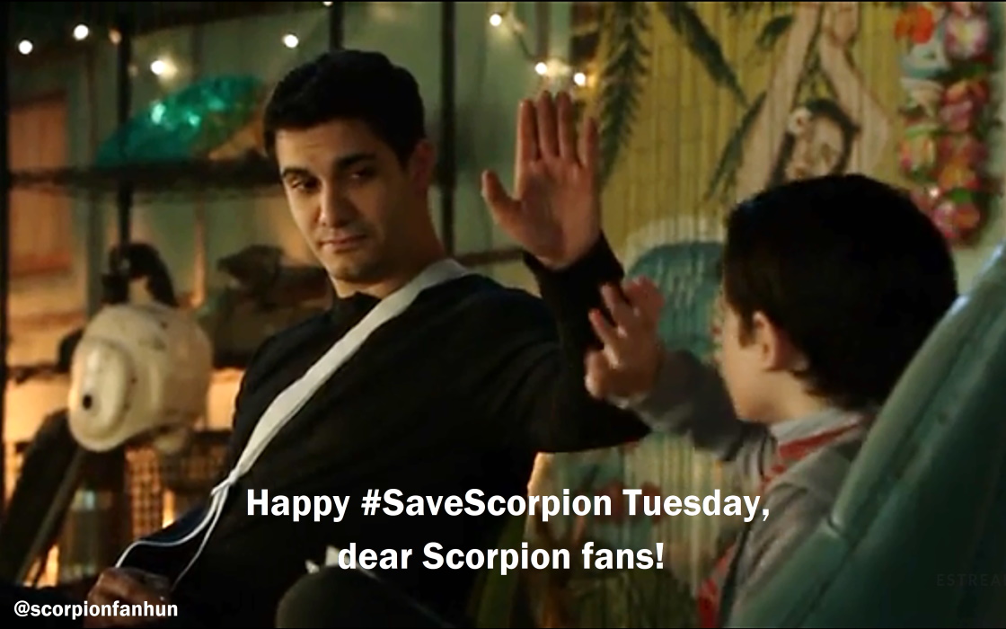 <a href="/chpspics/">Chpspics</a> <a href="/DouglasHespelt/">Douglas Hespelt</a> <a href="/MArmenoff/">MLA</a> <a href="/BaniMonica/">Monica_bani</a> <a href="/KateSimonwriter/">Kate Simon</a> <a href="/jboogiebrown/">Janice Brown</a> @jodieshvwke <a href="/joy_helsley1/">Joy Wheeler Helsley</a> <a href="/rizzajane/">Rizza Jane</a> <a href="/JoaoEGMatias/">Joao Matias</a> <a href="/HeikeTappe/">Heike Tappe</a> <a href="/paramountco/">Paramount</a> Good afternoon, dear Chip! Happy #SaveScorpion Tuesday, my Scorpion friends!