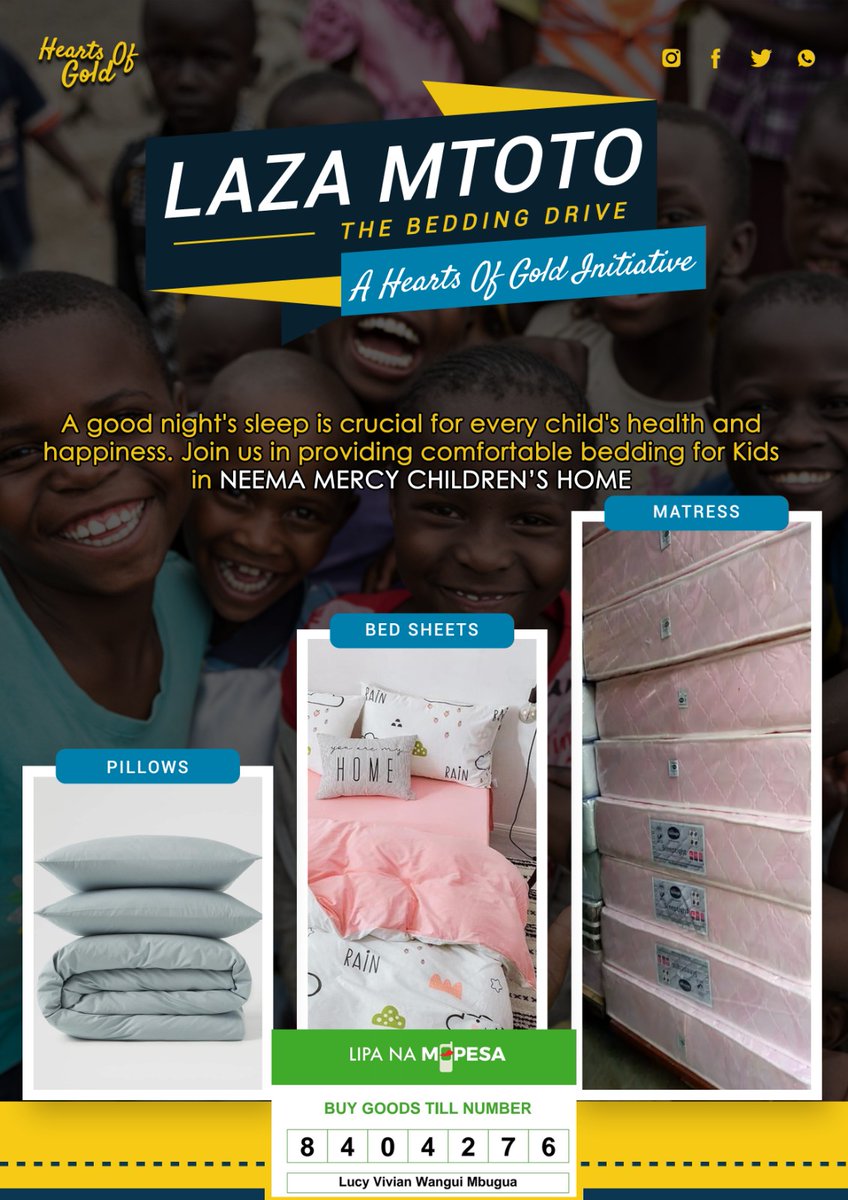 Little is much. These kids require your help to acquire beddings. It will surely make a difference. #littleismuch
#charity
#Healtheworld
#pamojatunaweza
#lazamtotochallenge