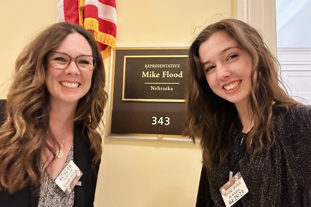 In our nation’s capital this week advocating for K-12 public #education with school board members from across our state…& my daughter, a high school senior looking forward to her freshman year at @chadronstate majoring in secondary education! #DayOnTheHill #liveNASB #weLIVEhere