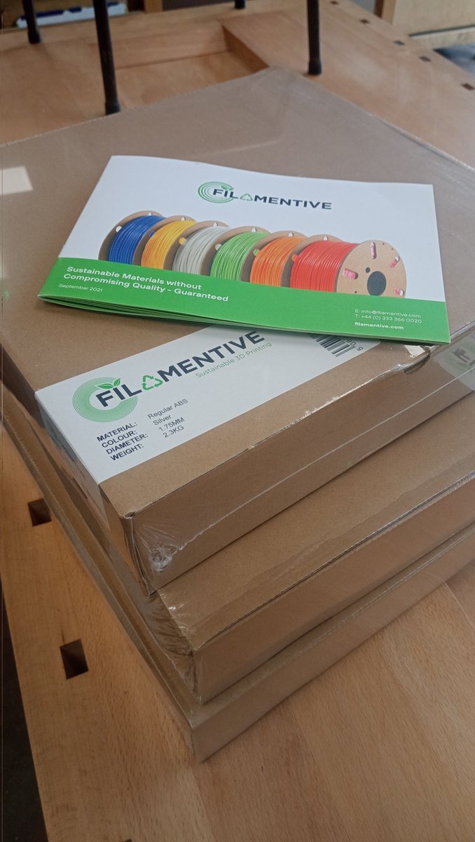 UWSDandT's tweet photo. Fabulous to have the support of @filamentive for our @f1inschoolsUK team @uws_f1 they'll be able to fully test their ideas with top quality filament and in silver too - perfect! https://t.co/9dNdL5RgOE