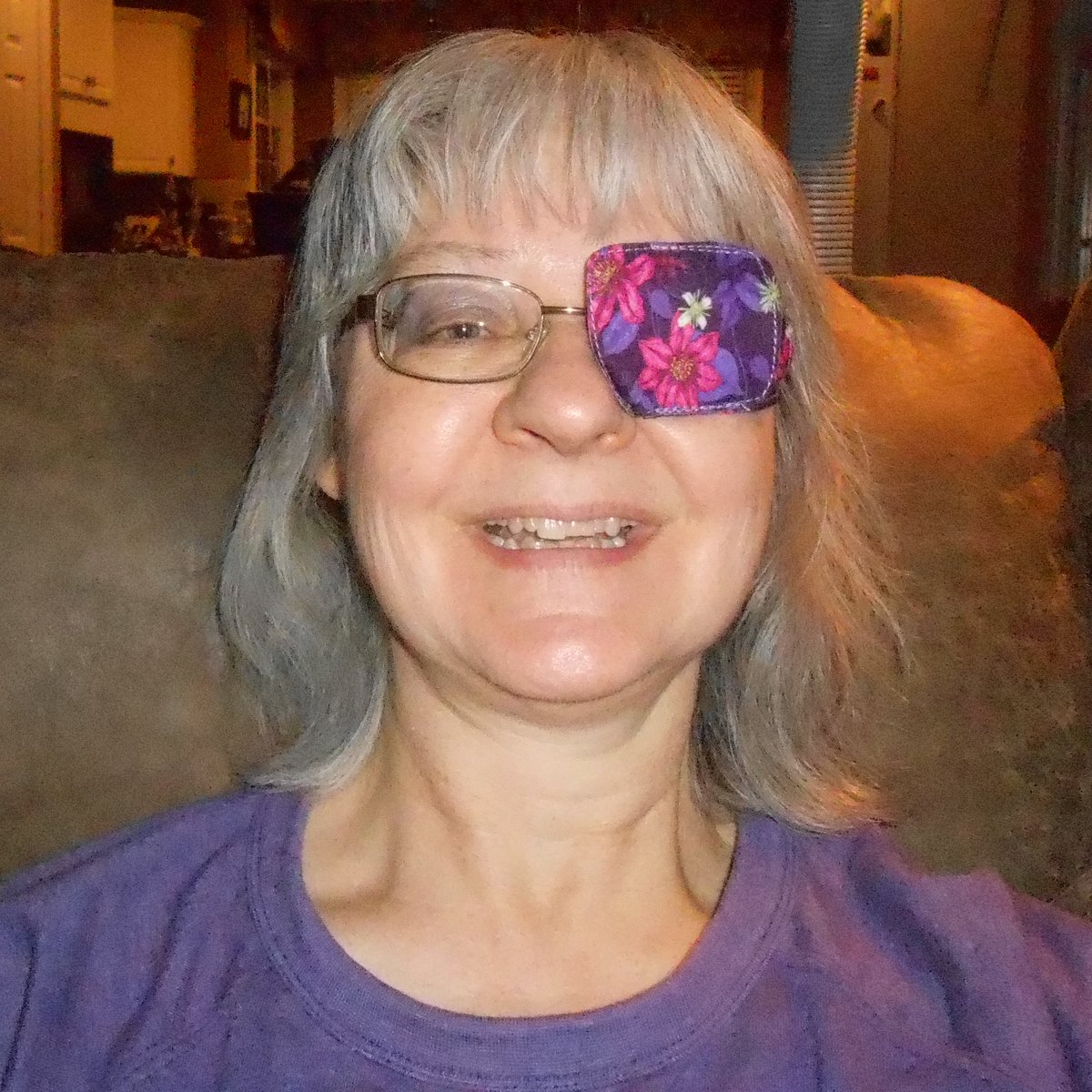When life hands me lemons, I go with colorful eye patches. Temporary condition, and eye slowly mending post surgery. But minimizing screen time, including my creative writing.

#AmWriting #YoungAdult