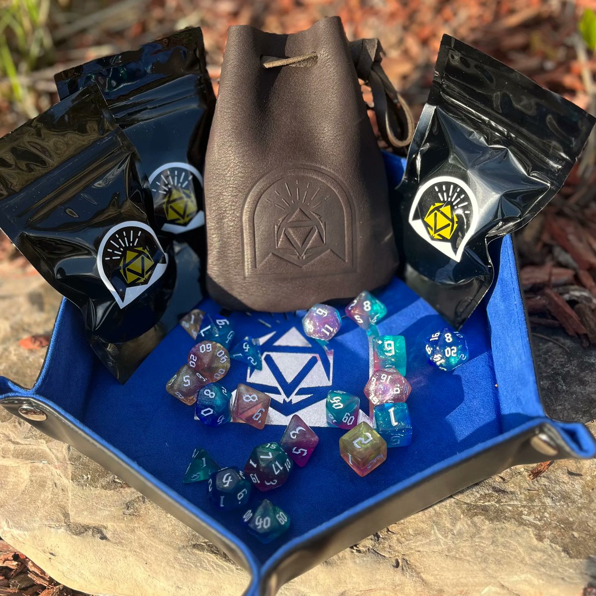 ArcanaVault's tweet photo. 🎲 Attention gamers! 🎲

Introducing the Adventurer's Starter Kit - the perfect way to begin your RPG journey! 🎉

3 sets of mystery dice, a Hex Roller tray, and a leather pouch - let chance decide which dice match your style. 🗡️🔮 

Check it out ⬇️
https://t.co/g3ZBoFQZLn https://t.co/2C5WER0kY7