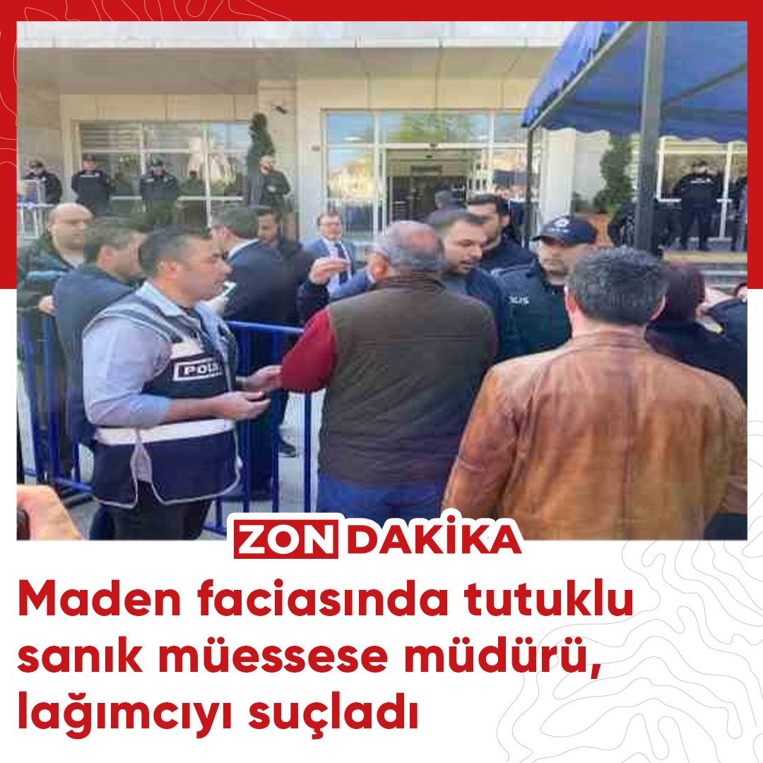 Maden faciasında tutuklu sanık müessese müdürü, lağımcıyı suçladı. Detaylı bilgi için bağlantıyı ziyaret ediniz:zondakika.com/zonguldak/made…