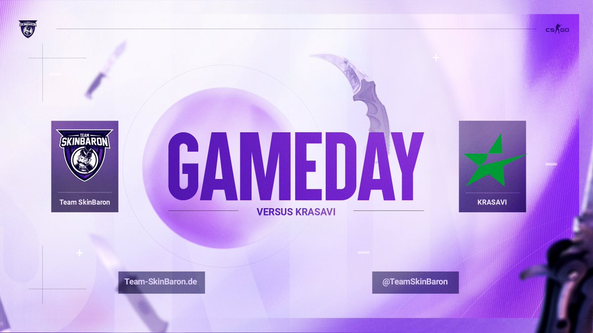 Rein ins nächste ESEA Match der Barone! Heute wird geheizt!

🕗 20:00 Uhr
🆚 #KRASAVI
🗺️ Overpass

#GoBarons