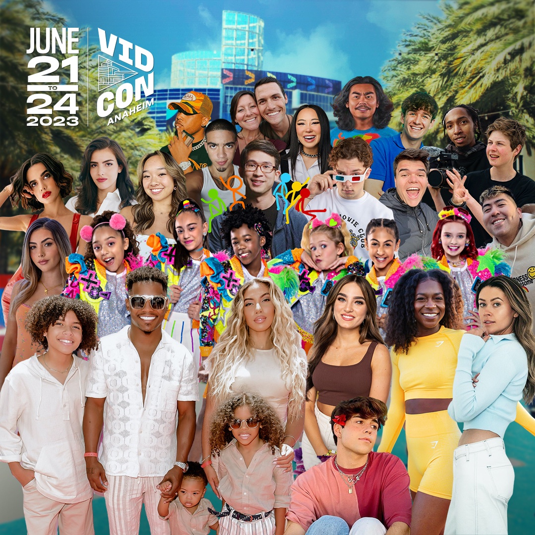 The #VidConAN23 Featured Creator lineup just keeps getting better &amp; better! Join <a href="/GuavaJuice/">roi</a>, <a href="/BenjiKrol/">Benji Krol</a>, <a href="/manugavassi/">Manu Gavassi</a> &amp; more in Anaheim June 21 - 24 🥳