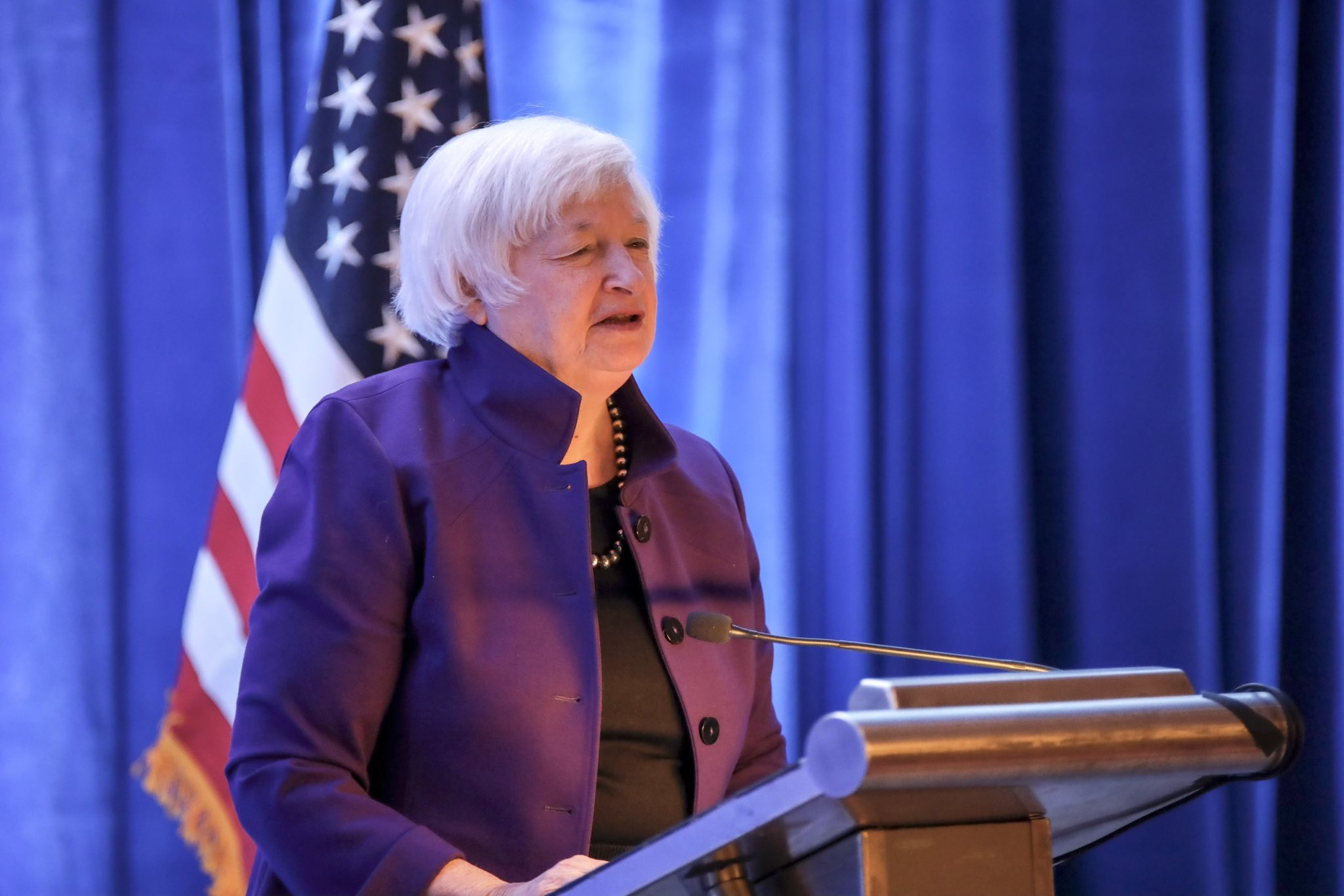  La secretaria del Tesoro estadounidense, Janet Yellen