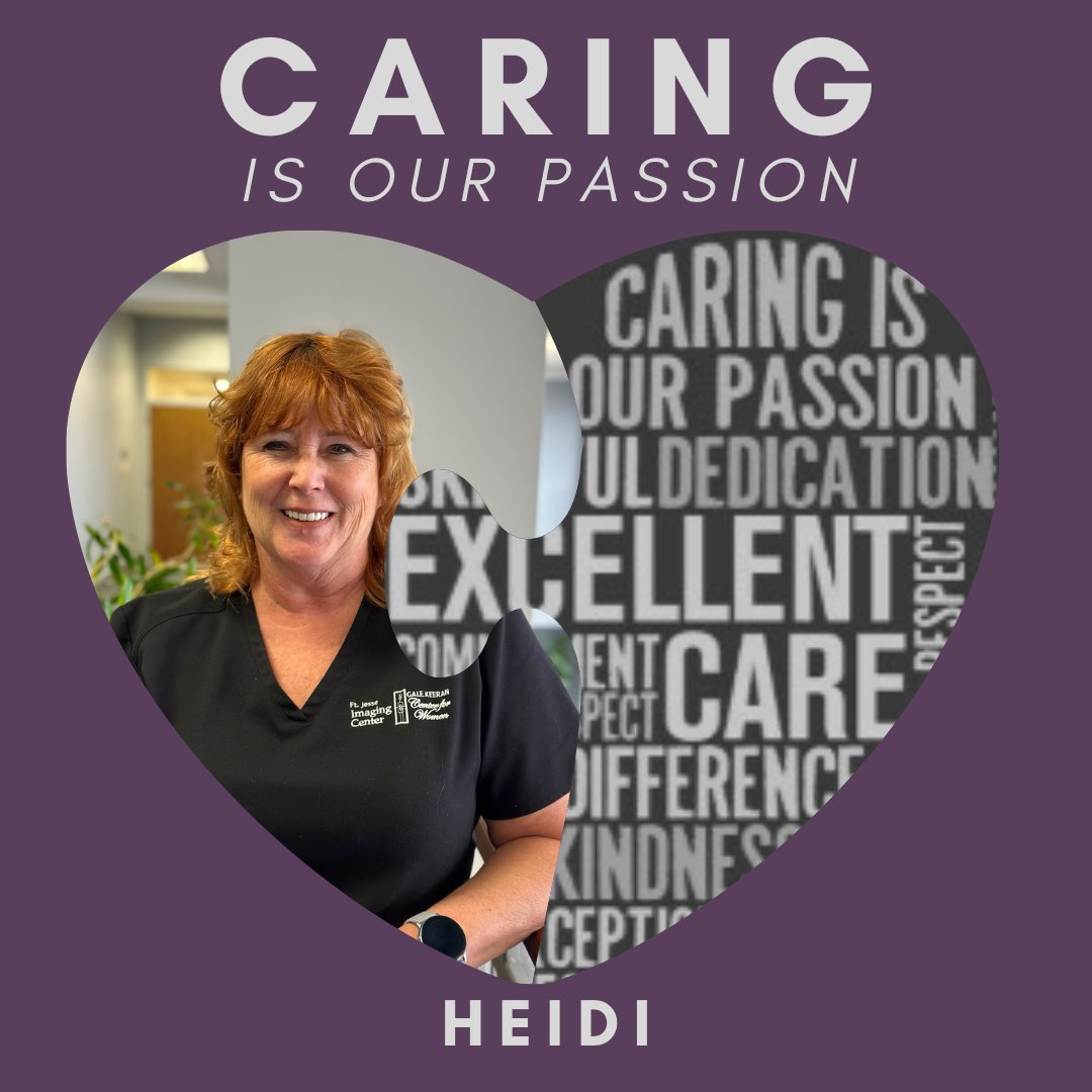 Heidi told us that she got into healthcare because she 'enjoys helping people' and we hope you know, Heidi, that the work you do here at Ft. Jesse helps people daily! Thank you so much! #teamFJIC #AdminWeek #CaringIsOurPassion