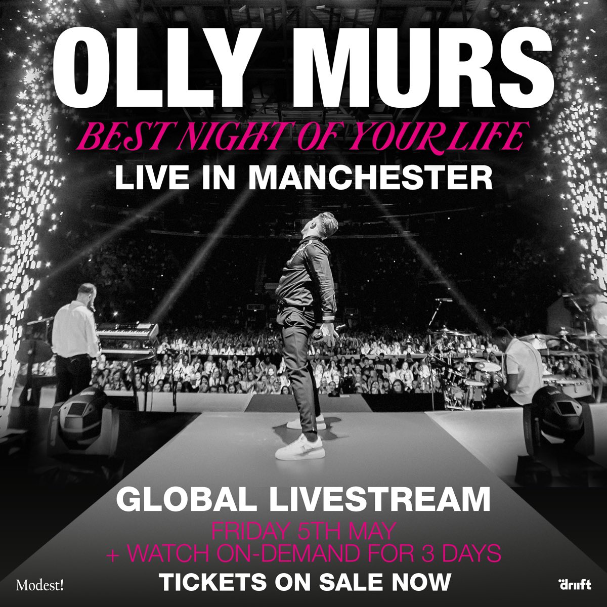 This livestream is gonna be EPIC!!!🤩 Where will you be watching from? Tickets here: driift.link/OllyMurs
