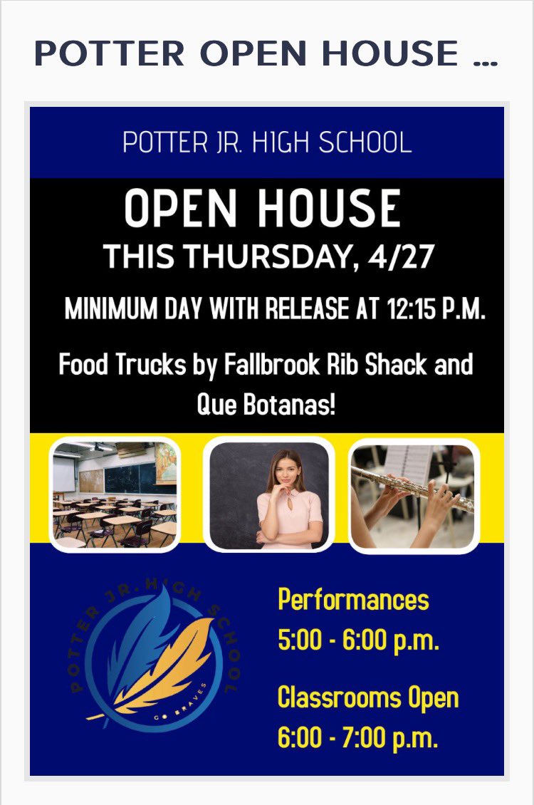 Potter Junior High tweet media