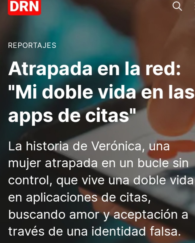EmotingAlba's tweet photo. Agradecida por la aportación que he podido hacer a la prestigiosa revista DRN News  en el artículo "Atrapada en la red: mi doble vida en las APPS de citas" desde el Método Alba Emoting Vivencial:

https://t.co/xeCEvlk7Lw

#drnnews
#artículo
#apps
#psicología
#citas https://t.co/md15AyYiOS