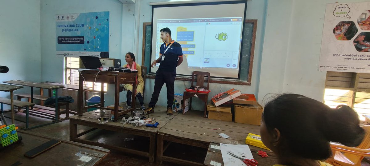 RajStembotix's tweet photo. Innovation Club prabodh level training Day 2 PRB Arts and PGR Commerce College Bardoli, Surat For Arts, Commerce   students  with aim to proudly say "I Am An Innovator". #drone #Robotics #telescope #STEMeducation
@PMOIndia
@CMOGuj
@InnoClubCHE
@STEMbotix https://t.co/mMHLA8GRUR