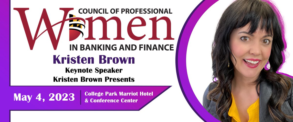 Kristen Brown is joining us for this year’s CPWBF Conference! Don't miss this opportunity to create and implement your personalized plan to power up your goals and keep rising.

Sign up here: ow.ly/XmBI50NRL3V

#CPWBF2023 #mba #women #learning #motivation