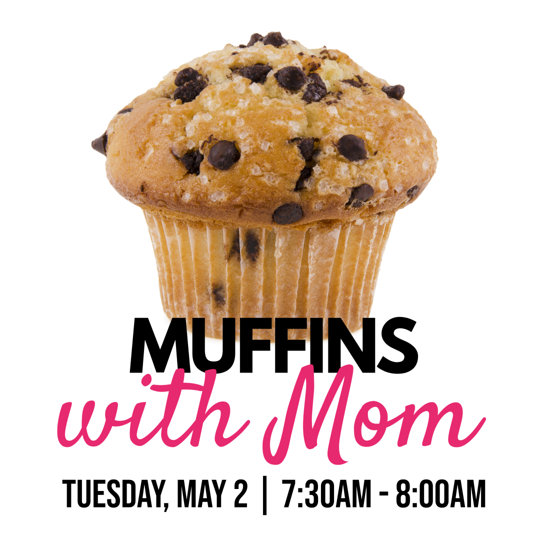 We will host "Muffins with Mom" on Tuesday, May 2 from 7:30am - 8:00am in Mazanec Hall. Following breakfast, the Falcon community will celebrate May crowning at 8:20am in the Church, followed by all-school Mass at 8:45am. All are welcome to stay to celebrate!
