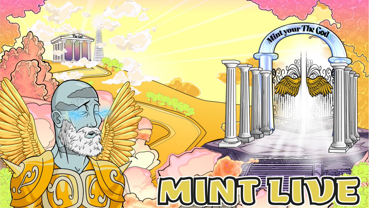 TheGodxMvX's tweet photo. 🔥THE MINT IS OFFICIALLY OPEN🔥

All WL owners is your time to go get your GODX!

Here is the link: https://t.co/lcKzt9DB7Z

BE FAST YOU ONLY HAVE ONE HOUR🚨

Follow, Like and RT for a chance at 1 $EGLD🎁

#Wearethegodx #MultiversXNFTs https://t.co/4PORMUeEpq