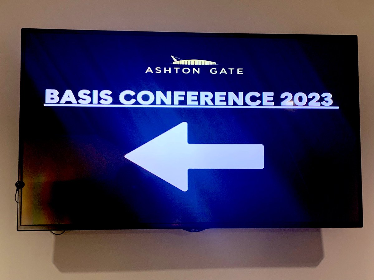 PatrickHaslett's tweet photo. Plenty of blue sky thinking at today’s @BASIS_org’s Sustainable Sport conference. 

Buckets of inspiration &amp; best practice - from speakers &amp; the 200-strong audience.

Change is happening 💥 https://t.co/2RRsGsOeNj