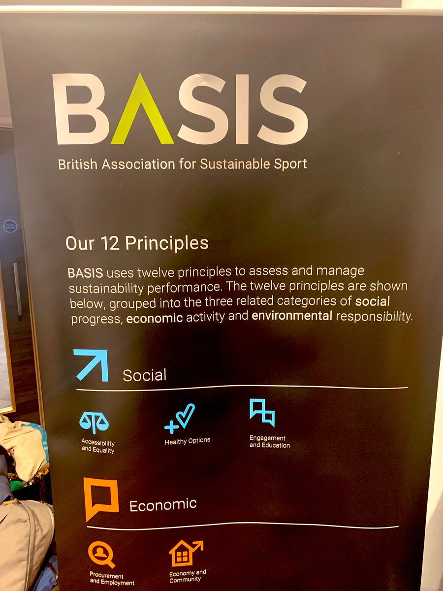 PatrickHaslett's tweet photo. Plenty of blue sky thinking at today’s @BASIS_org’s Sustainable Sport conference. 

Buckets of inspiration &amp; best practice - from speakers &amp; the 200-strong audience.

Change is happening 💥 https://t.co/2RRsGsOeNj