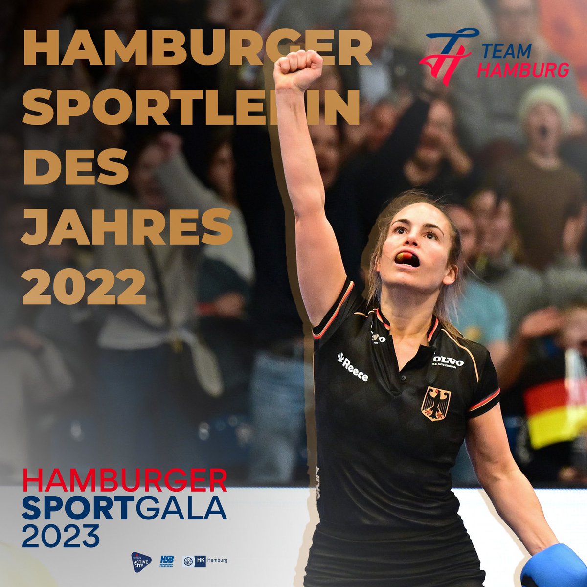 Die ehemalige #TEAMHAMBURG Athletin Lisa Altenburg ist Hamburger Sportlerin des Jahres 2022!

Die Hockey-Spielerin wurde 2022 bei der EM in Hamburg Hallen-Europameisterin und erzielte die meisten Tore des Turniers.

Glückwunsch!

#hamburgersportgala #sportgala2023

Foto: Witters