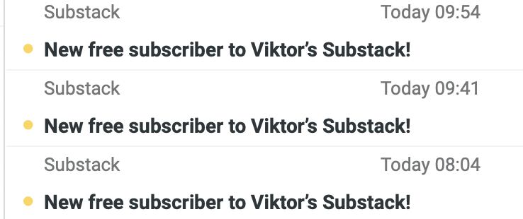 Viktor_dao's tweet photo. 🧑‍✈️ $PUGAI DMs 🧑‍✈️

I just sent 4 DMs offering $PUGAI Airdrop to the subs of my NL

I do & ALWAYS will REWARD my fam that follow me/read my NL/watch YT vids

Next NL to be sent tmrw:
🌟 $PUGAI launch details
🔥 Chance to win extra #airdrop allocation

Sub: https://t.co/8FHvgPhgXh