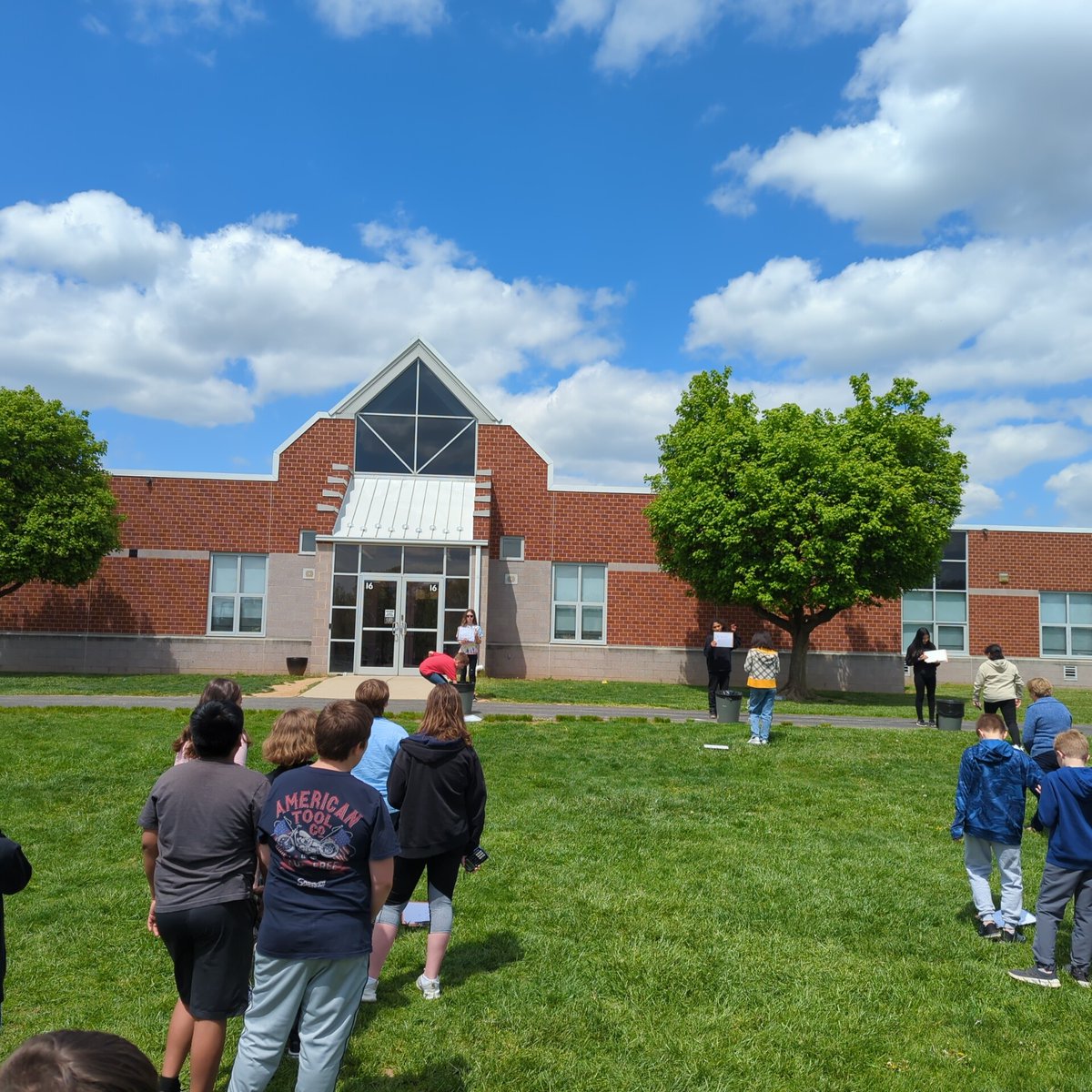 Sixth grade brushing up on math skills and having some fun!