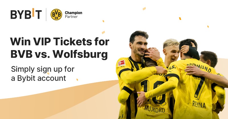 BlackYellow's tweet photo. 🚨 VIP TICKETS GIVEAWAY 🚨

Enter the raffle with our partner @Bybit_Official for the chance to win two VIP tickets for our home game vs. Wolfsburg!

Follow the link below for more details 👇