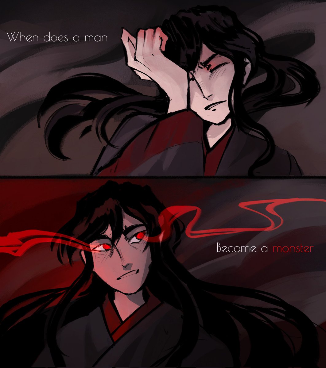 sidereumbird's tweet photo. But when does a comet become a meteor?
When does a candlе become a blaze?
Whеn does a man become a monster?
#WeiYing #MDZS https://t.co/Ff3YXBOAeE