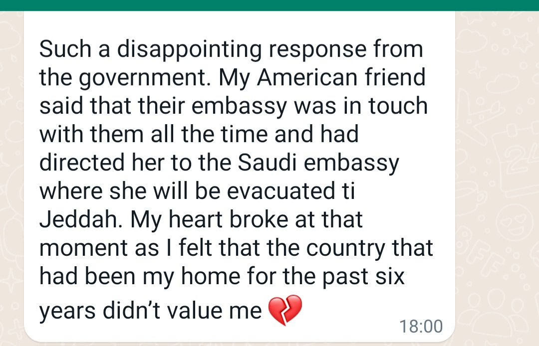 Nadia Baasher ناديه باعشر (@drnadia_baasher) on Twitter photo This is a disappointing account from a NHS colleague currently in Sudan..
<a href="/BBCNews/">BBC News (UK)</a> <a href="/SkyNews/">Sky News</a> <a href="/NHSEngland/">NHS England</a> <a href="/SjdaU/">Sudanese Junior Doctors Association -UK</a> <a href="/bsapch/">BSAPCH</a> <a href="/uk_sdu/">SDU-UK</a> <a href="/itvnews/">ITV News</a> <a href="/Paedsoftlanding/">TeamSoftLanding</a> This is a disappointing account from a NHS colleague currently in Sudan..
<a href="/BBCNews/">BBC News (UK)</a> <a href="/SkyNews/">Sky News</a> <a href="/NHSEngland/">NHS England</a> <a href="/SjdaU/">Sudanese Junior Doctors Association -UK</a> <a href="/bsapch/">BSAPCH</a> <a href="/uk_sdu/">SDU-UK</a> <a href="/itvnews/">ITV News</a> <a href="/Paedsoftlanding/">TeamSoftLanding</a>