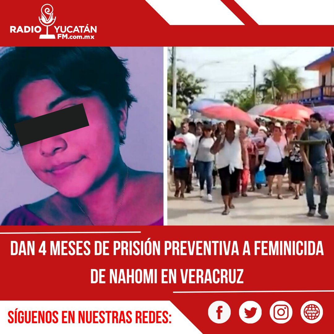 RadioYuca's tweet photo. La Fiscalía de Investigaciones Ministeriales del estado de Veracruz realizó imputación en contra del menor Víctor Yael “N”.

Se sabe que el presunto agresor la asesinó porque no quiso ser su novia. https://t.co/dYSakCHpVx