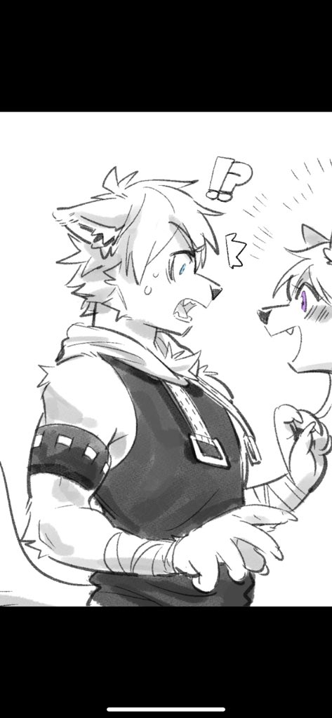 レナンイの前の服!
3年前の自分の絵柄好きだな…🐺 