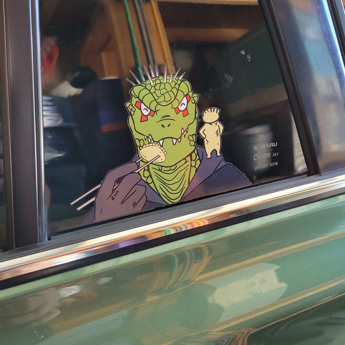Fellatrix on Twitter "My car's first decal. My gf bought it at a con a