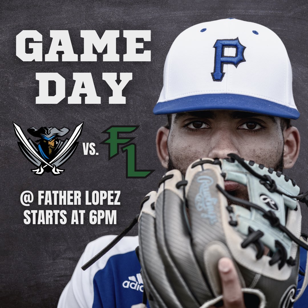 ⚾️ GAME DAY
🗓️ 4/25/23
🆚 Father Lopez
📍 Father Lopez Catholic High School
⏰ 6:00PM