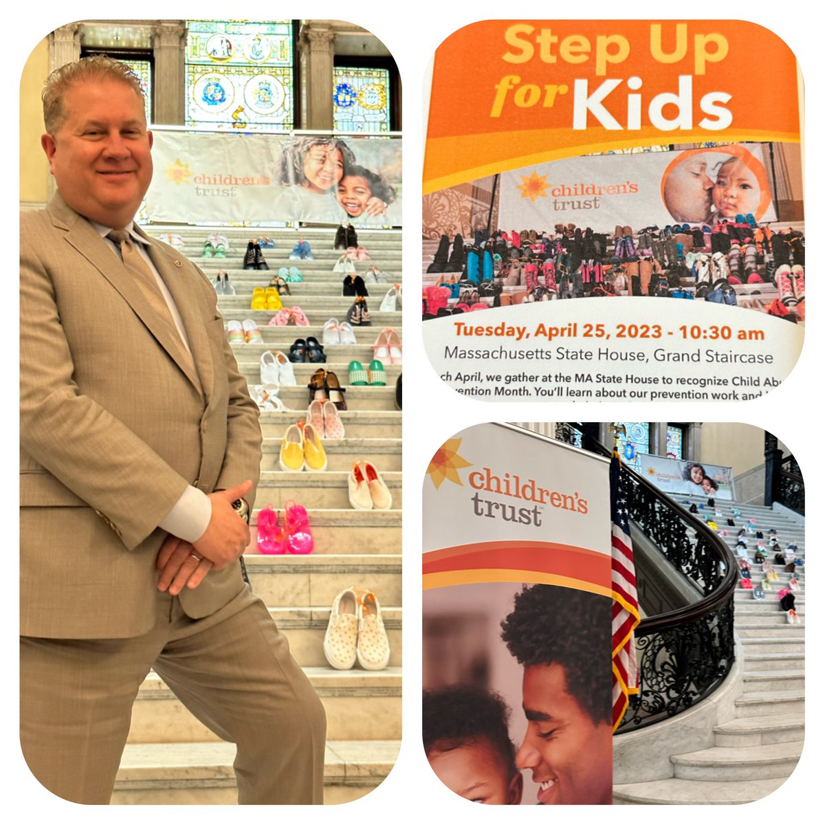 MatMuratore's tweet photo. April is child abuse awareness month. Thank you to @trust4kids
for bringing awareness to this issue with #Stepupforkids @MAStateHouse today. #StopChildAbuse https://t.co/HPYLruR9SQ