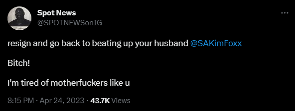 DMcgirrt's tweet photo. Well. Hopefully at least 1% of the 43k views reported this turd like I just did. https://t.co/dwdxcs6Irp
